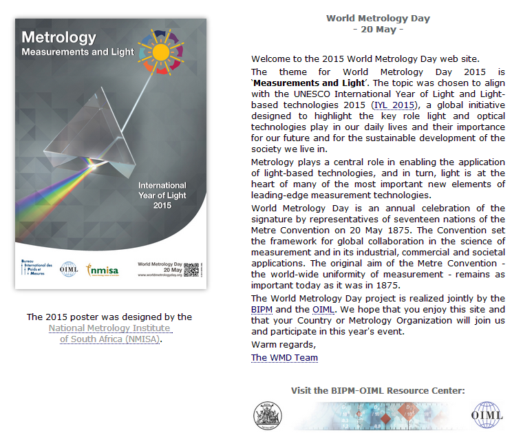 世界計量日主題 世界計量日主題