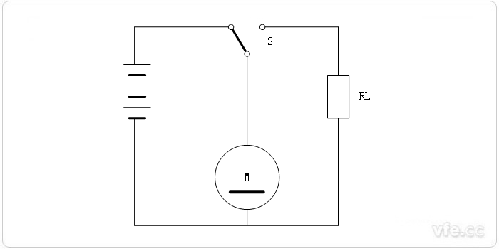 配置動(dòng)態(tài)制動(dòng)電阻的電動(dòng)機(jī)電路 配置動(dòng)態(tài)制動(dòng)電阻的電動(dòng)機(jī)電路