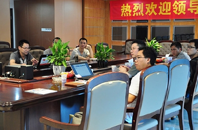 中船重工712所、中國兵器工業(yè)第58研究所綿陽市維博電子于2014年7月14日訪問銀河電氣